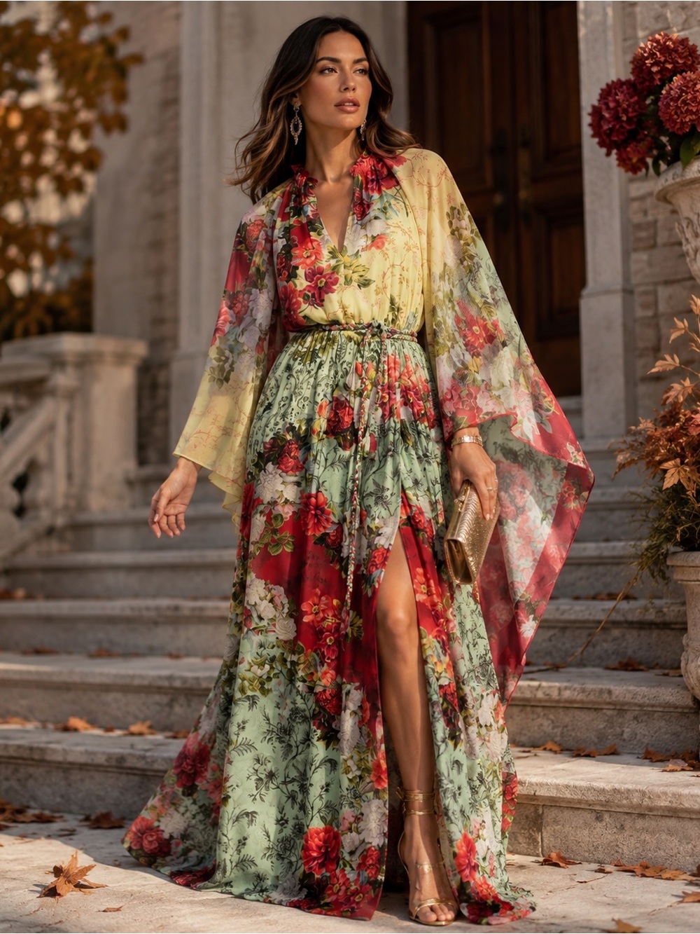 NWT Alice + Olivia Malinda Maxi Dress size 4 video